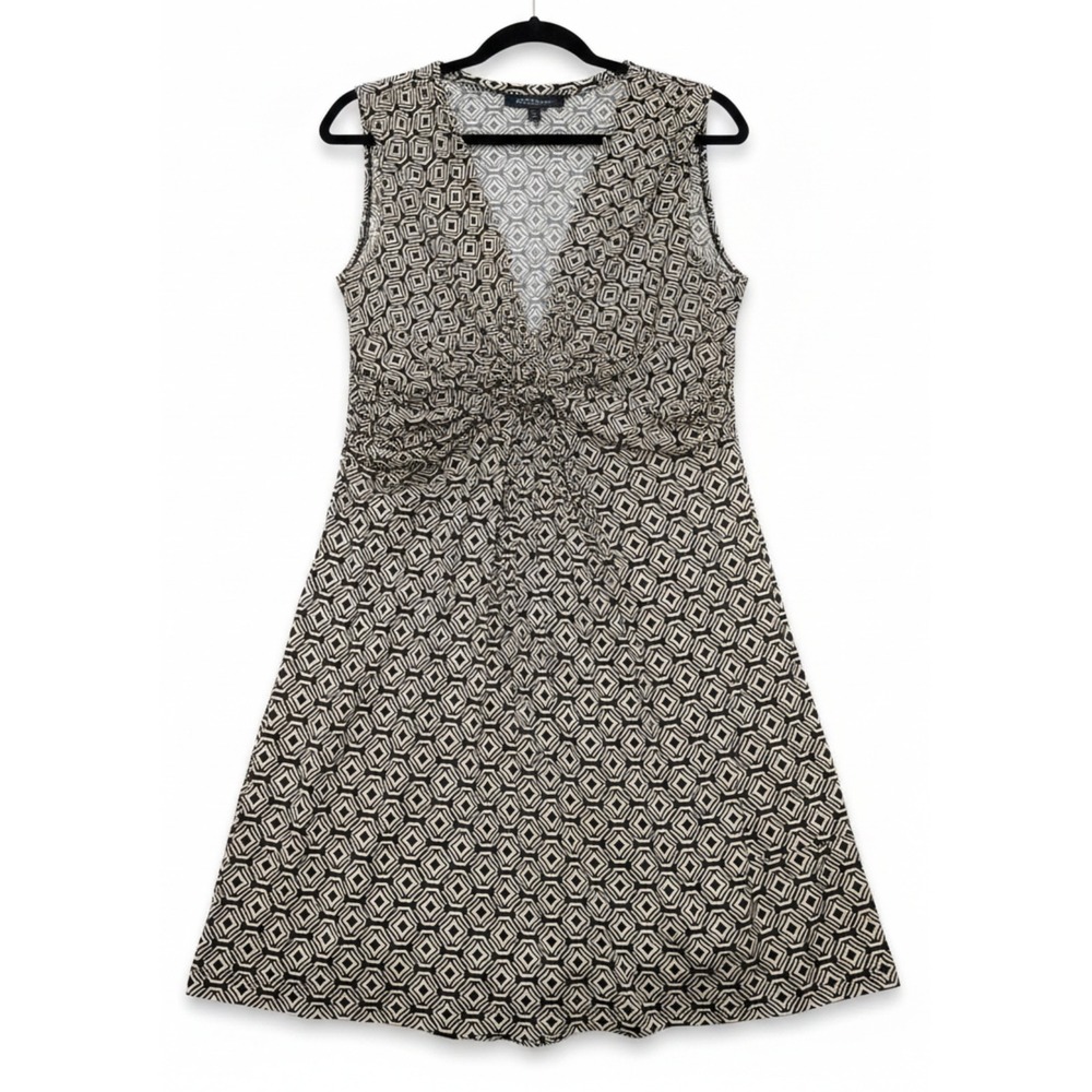 Hypnotik Dress Sleeveless Geometric Print Casual Summer V Neck Plus‎ Sz 1x Dress
